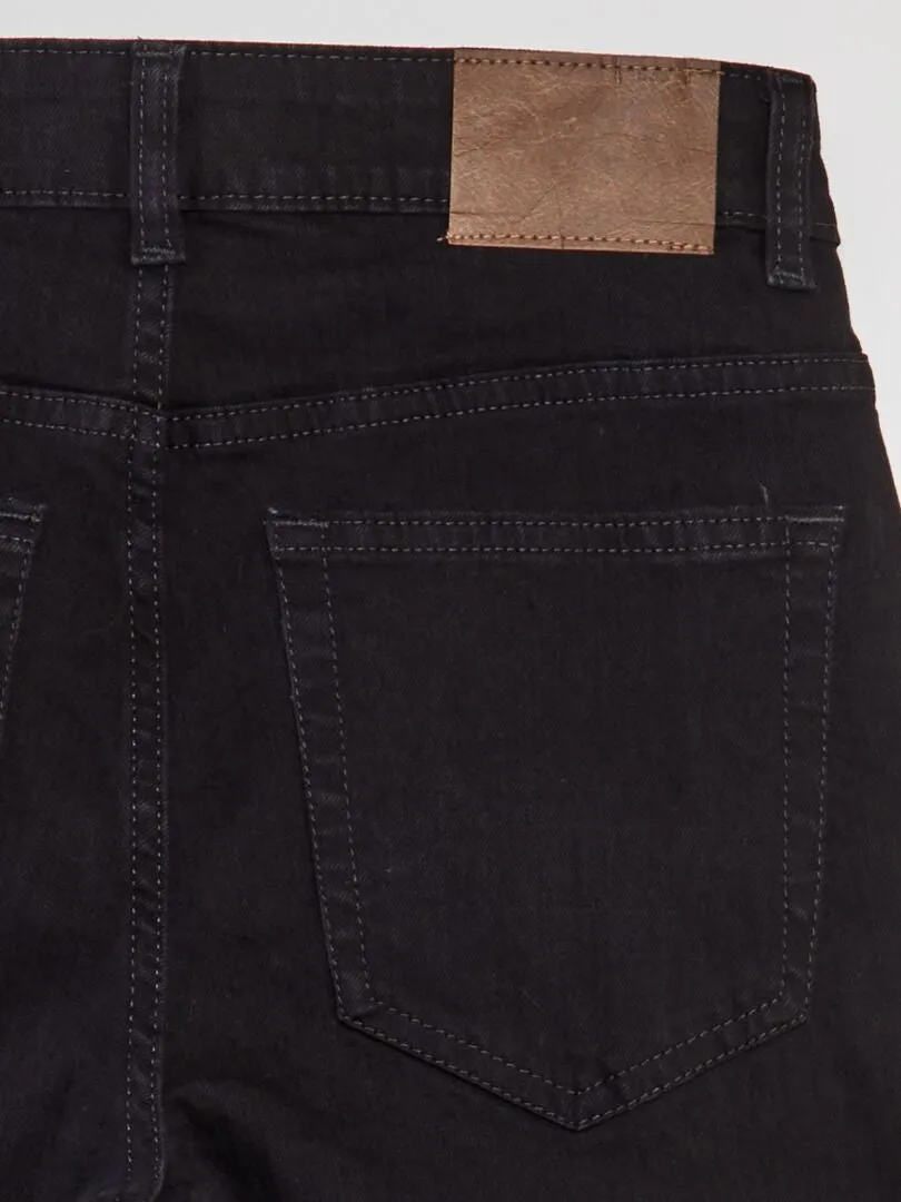 VAQUERO SLIM CON 5 BOLSILLOS  L34  NEGRO